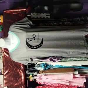 Moon nite up cycled sleep shirt Capricorn